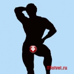 силуэт накаченного мужчины